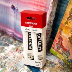 Koop Online Amsterdam Standard Series Titaan Wit duo pack | 2 x 120 ml
