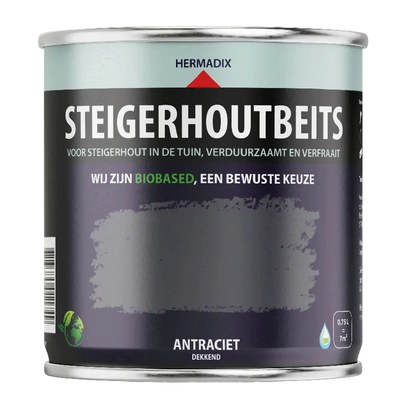 Hermadix Steigerhoutbeits - Antraciet Seizoensaanbieding