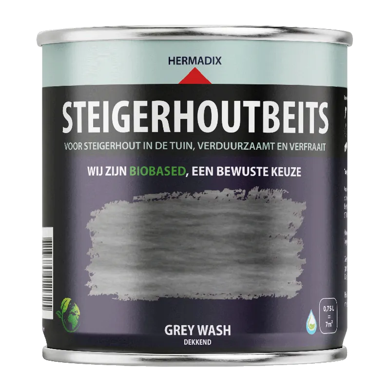 Weekendaanbieding Hermadix Steigerhoutbeits - Grey Wash