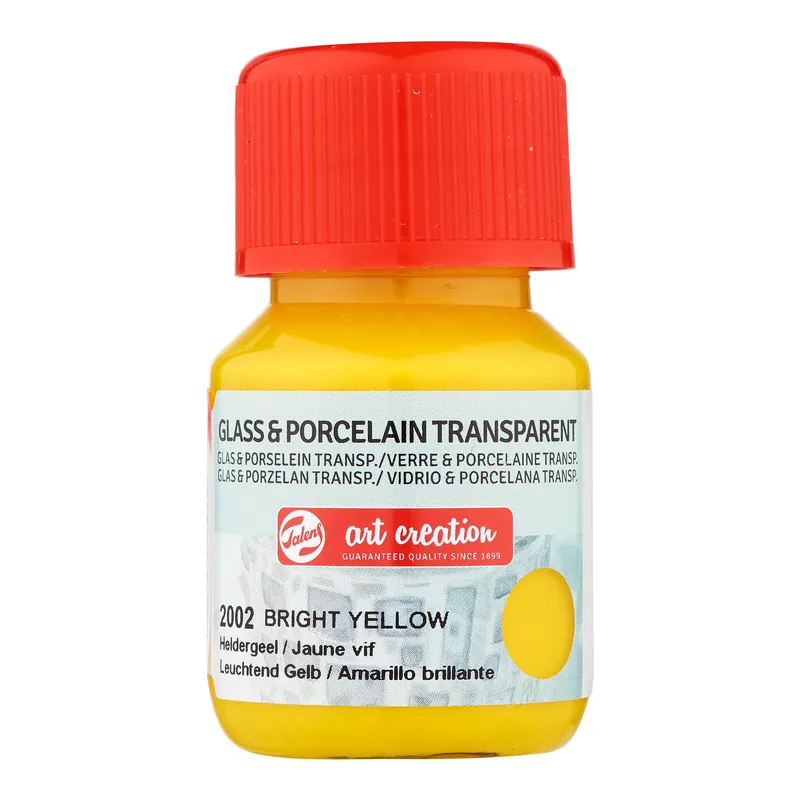 Royal Talens Talens Art Creation Glass & Porcelain Transparant Fles 30 ml - Heldergeel 2002 Direct Beschikbaar