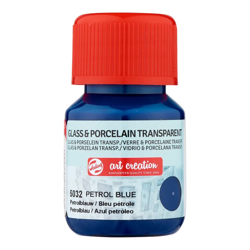 Royal Talens Talens Art Creation Glass & Porcelain Transparant Fles 30 ml - Petrolblauw 5032 Dagaanbieding