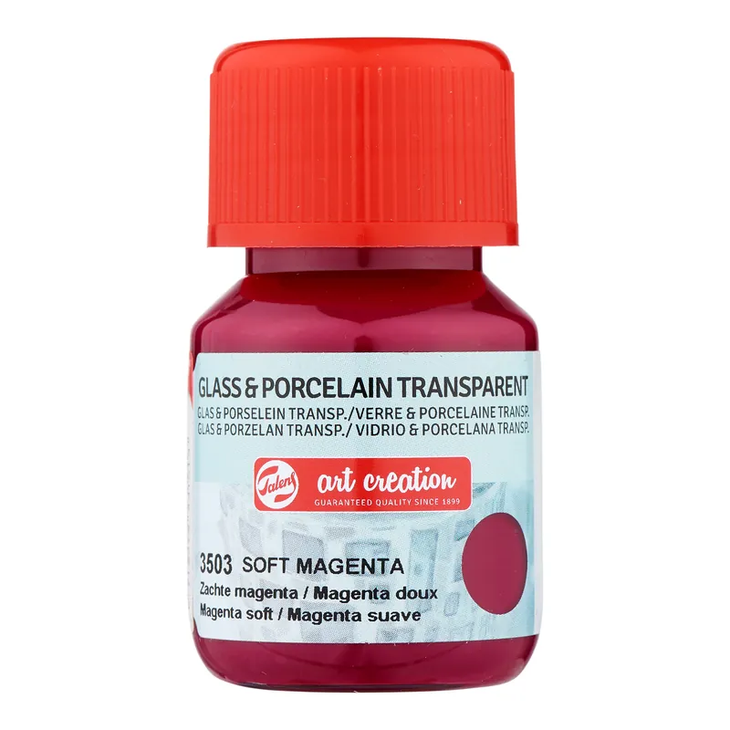 Royal Talens Talens Art Creation Glass & Porcelain Transparant Fles 30 ml - Zachte Magenta 3503 Betaalbaar