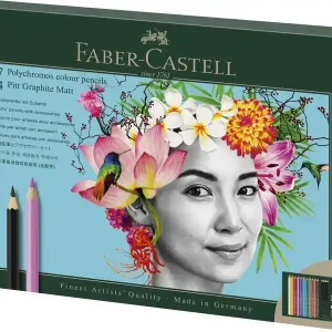 Fabrieksprijs Faber Castell Tekenset Polychromos en Pitt Grafiet Mat