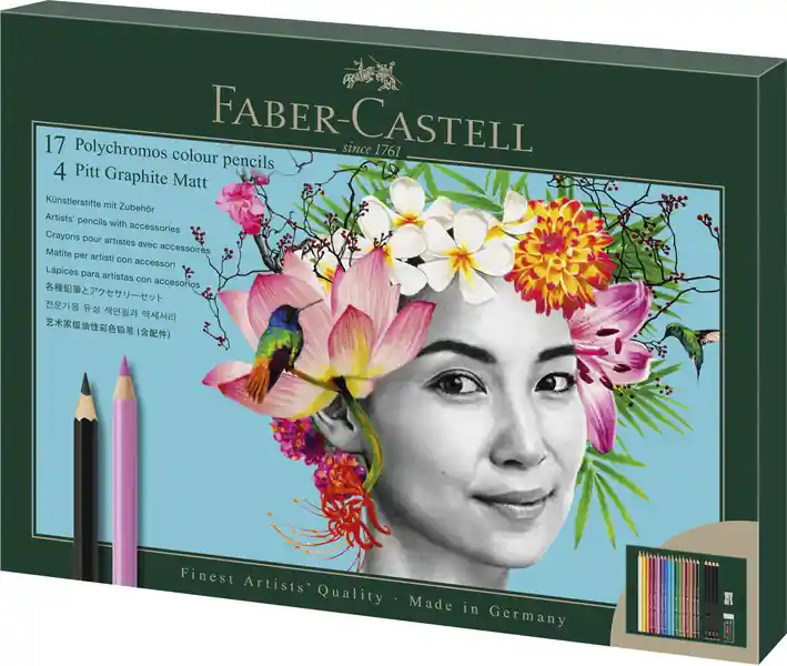 Fabrieksprijs Faber Castell Tekenset Polychromos en Pitt Grafiet Mat