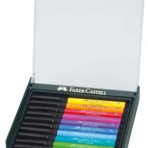 Beperkte Voorraad Faber Castell Tekenstift Pitt Artist Pen Brush - set 12 stuks - Basic