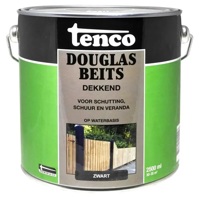 Populair Tenco Douglas Beits Dekkend - Zwart
