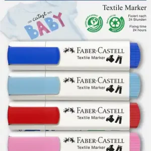 Faber Castell Textielmarkers - 5 stuks "BABY" Actieprijs