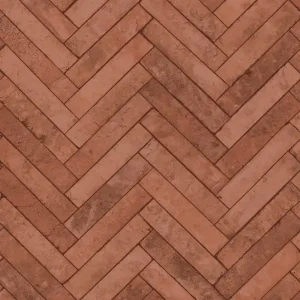 Noordwand Textura Behang met visgraatverband bakstenen - 1545763 Korting