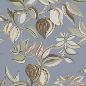 Cristiana Masi Thai Behang met bladerenprint - 26436 Uitverkoop