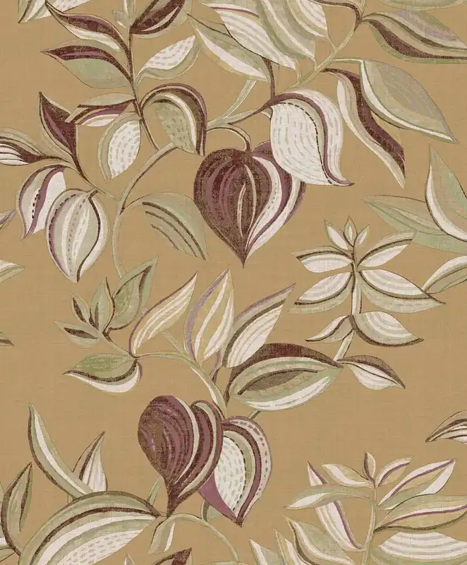 Cristiana Masi Thai Behang met bladerenprint - 26438 Snelle Levering