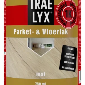 Trae Lyx Parket- & Vloerlak Blank Mat Uitverkoop