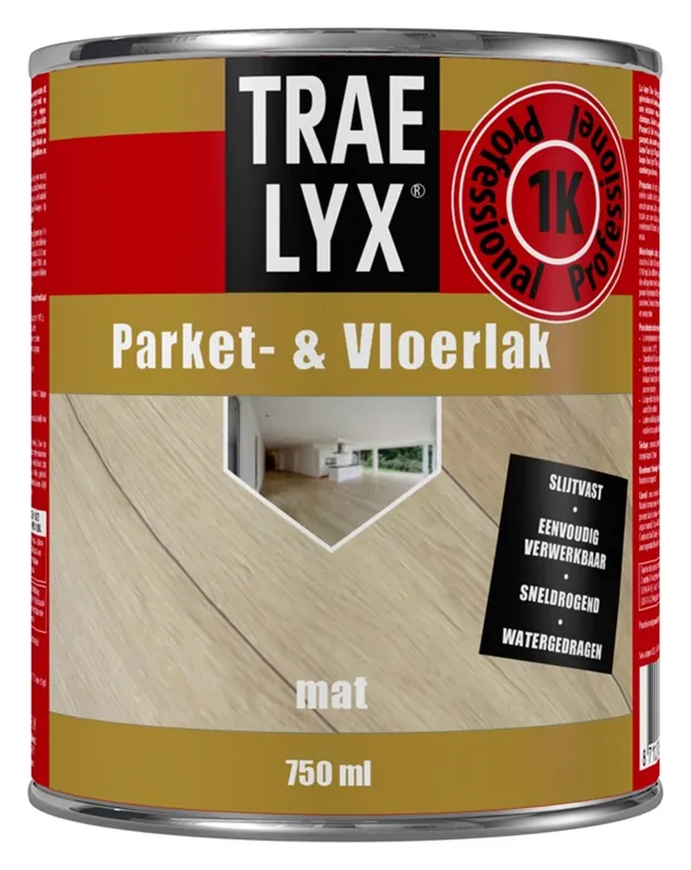 Trae Lyx Parket- & Vloerlak Blank Mat Uitverkoop