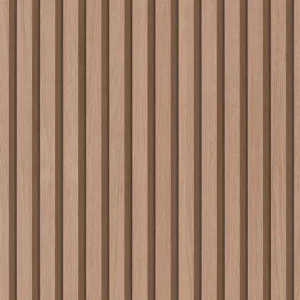 Marburg Travertino Behang met houten latjes - 33397 Merkproduct