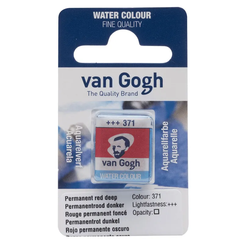 Van Gogh Aquarelverf Napje - Permanentrood Donker #371 Veilige Betaling