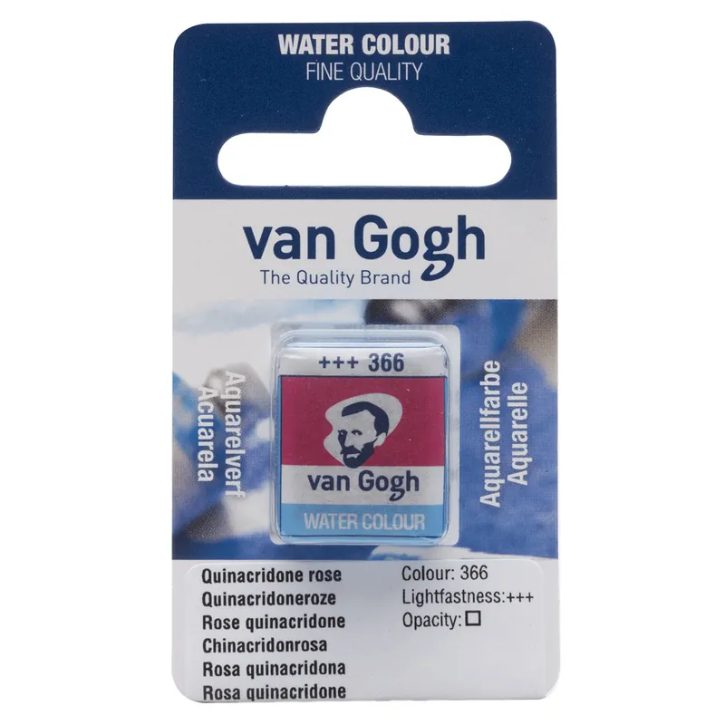 Van Gogh Aquarelverf Napje - Quinacridoneroze (Primair) #366 Betrouwbaar