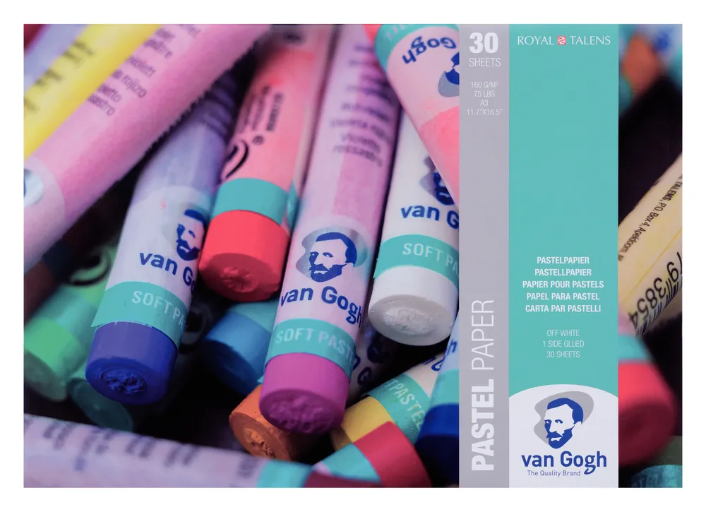 Van Gogh Pastelpapier Blok - 30 vellen - Gebroken Wit - 160 gram - A3 Bestel Nu