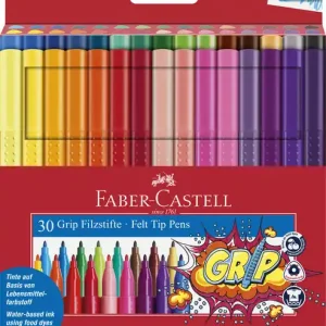 Tijdelijk Beschikbaar Faber Castell Viltstiften Grip - 30 kleuren
