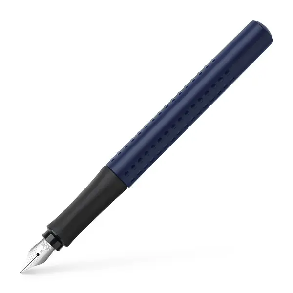 Faber Castell Vulpen Grip 2011 F - klassiek blauw Betrouwbaar