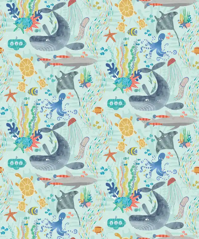 Ohpopsi When I Grow Up - Beneath The Waves Ocean - WGU50131W Hete Deal