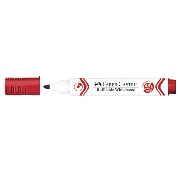 Gecertificeerd Faber Castell Whiteboardmarker - rood