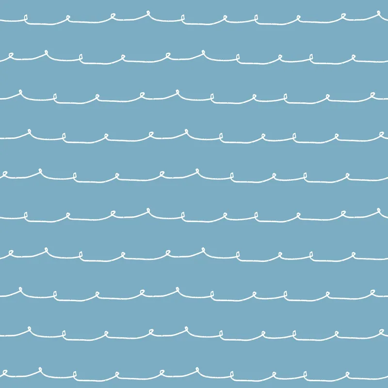 Laatste Kans Dutch First Class World of Imagination - DL27572 - Wiggle Line Blue