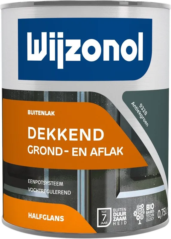 Speciale Aanbieding Wijzonol Grond- en aflak - 9328 Antiekgroen