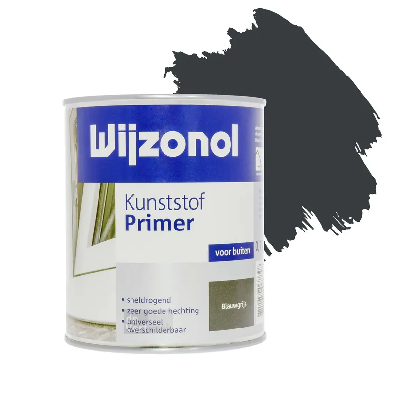 Premium Wijzonol Kunststof Primer Blauwgrijs