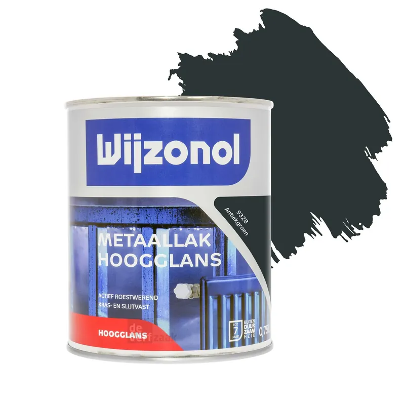 Express Levering Wijzonol Metaallak Hoogglans 9328 Antiekgroen
