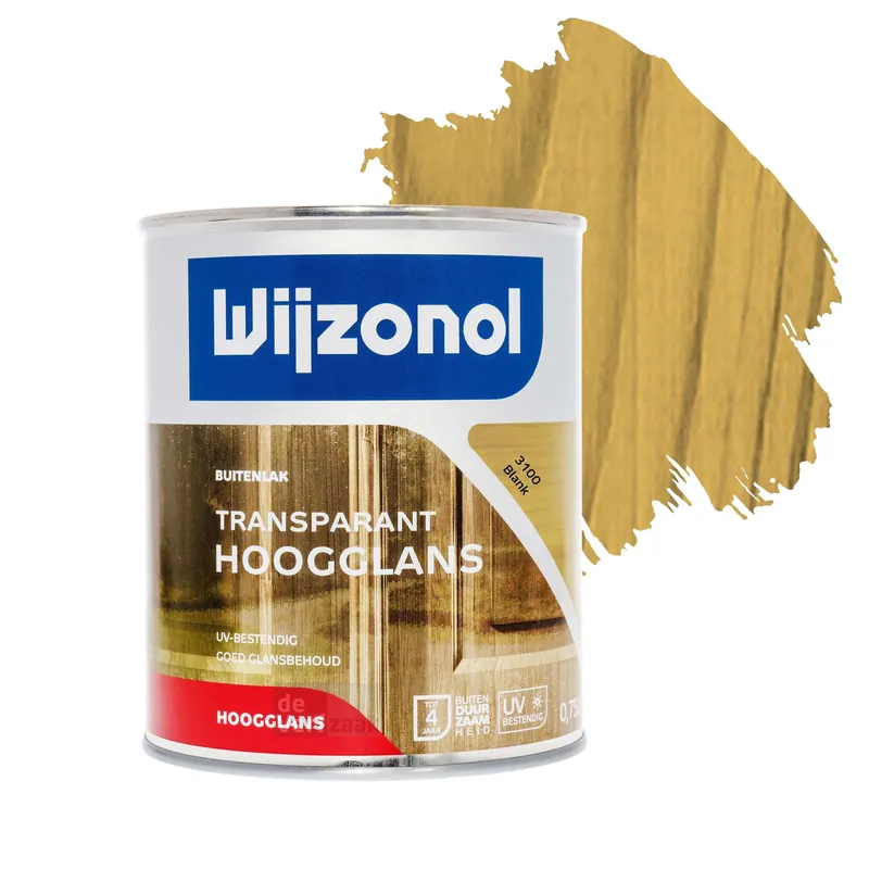 Must-Have Wijzonol Transparant Hoogglanslak 750 ml 3100 Blank