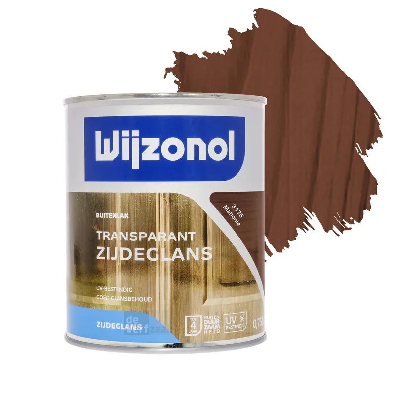 Wijzonol Transparant Zijdeglanslak 750 ml 3135 Mahonie Populair