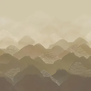 Uitverkoop Hohenberger Yuuma Fotobehang abstracte bergen - 18285Y