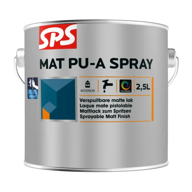 Favoriet SPS Mat Pu-A Spray - op kleur gemengd - 2,5L