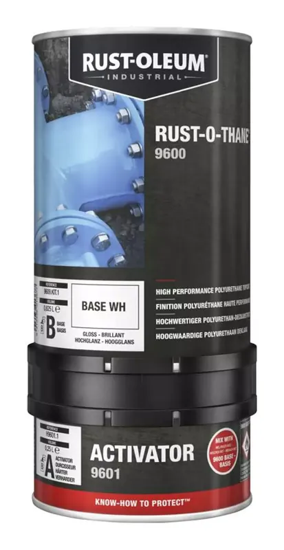 Must-Have Rust-Oleum 9600 Rust-O-Thane - op kleur gemengd - 1L (Incl. Activator)