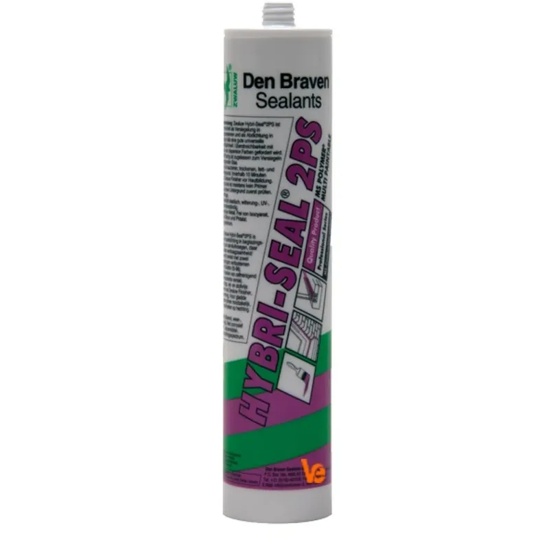 Zwaluw Den Braven Hybriseal 2PS zwart 290ml koker Gecertificeerd