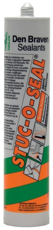 Zwaluw Den Braven 10114401 Stuc-O-Seal Structuurkit - Wit - 310ml Must-Have