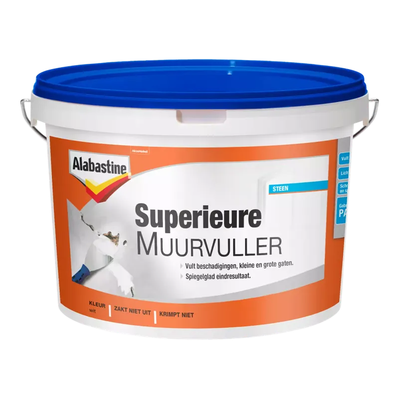 Fabrieksprijs Alabastine Superieure Muurvuller - Wit - 2,5L
