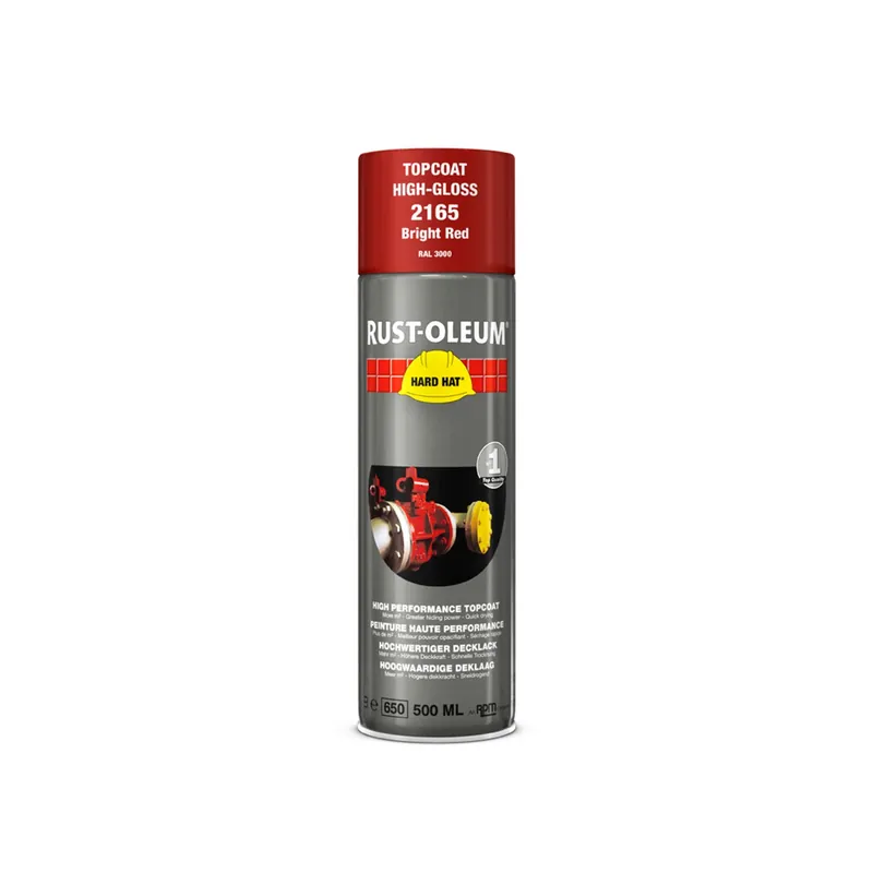 Betrouwbaar Rust-Oleum Hard Hat 2165 - RAL 3000 vuurrood - 0,5L