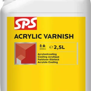 SPS Acrylic Varnisch Vernis - kleurloos - 2,5L Snelle Levering