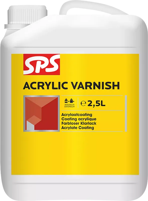 SPS Acrylic Varnisch Vernis - kleurloos - 2,5L Snelle Levering