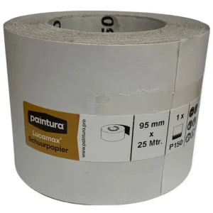 Gratis Retour Paintura Lucamax Schuurpapier rol - P280 - 95mmx25m
