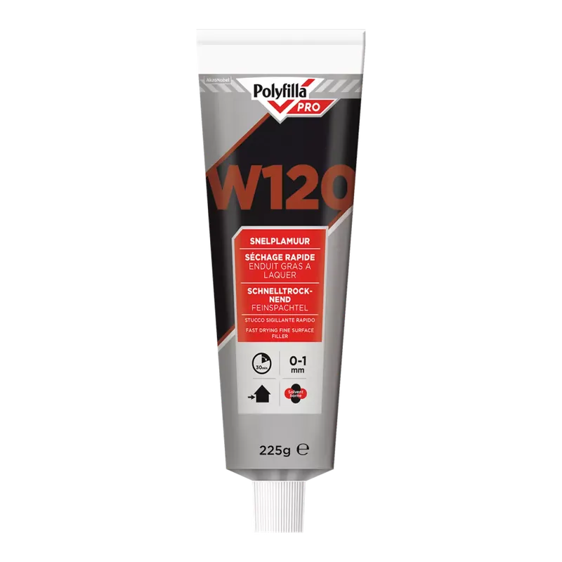 Op = Op Polyfilla W120 Snelplamuur 225 Gr (Tube)