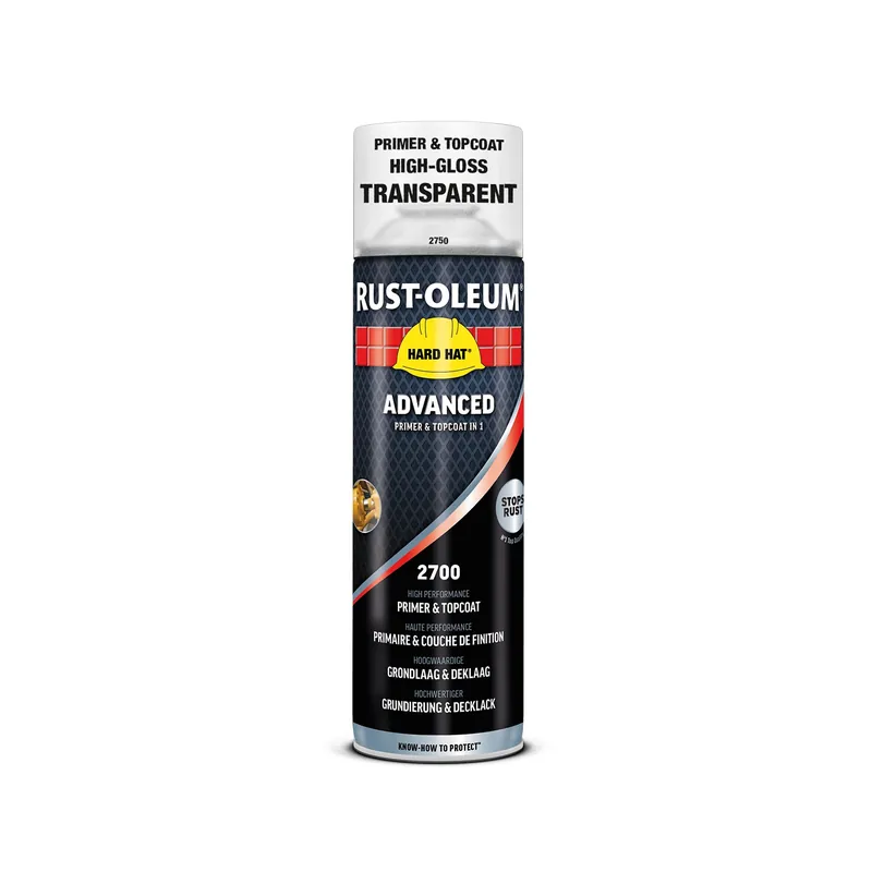 Rust-Oleum Hard Hat Advanced Spuitbus - transparant - 0,5L Favoriet
