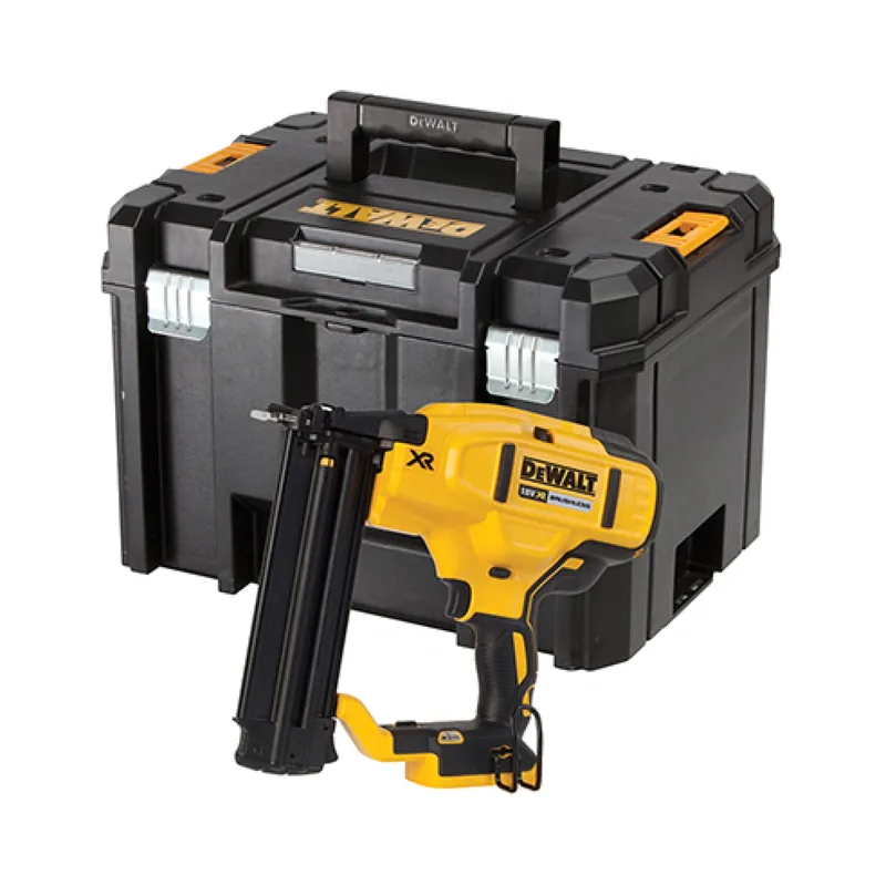 Koopje DeWALT DCN680NT-XJ 18V Li-ion XR accu afwerktacker body in TSTAK - 15-54mm - 18 Gauge - koolborstelloos