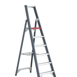 Altrex Falco FEO 6 Trap - Enkel - Aluminium met coating - 6 treden - max. werkhoogte 3,4m Populair
