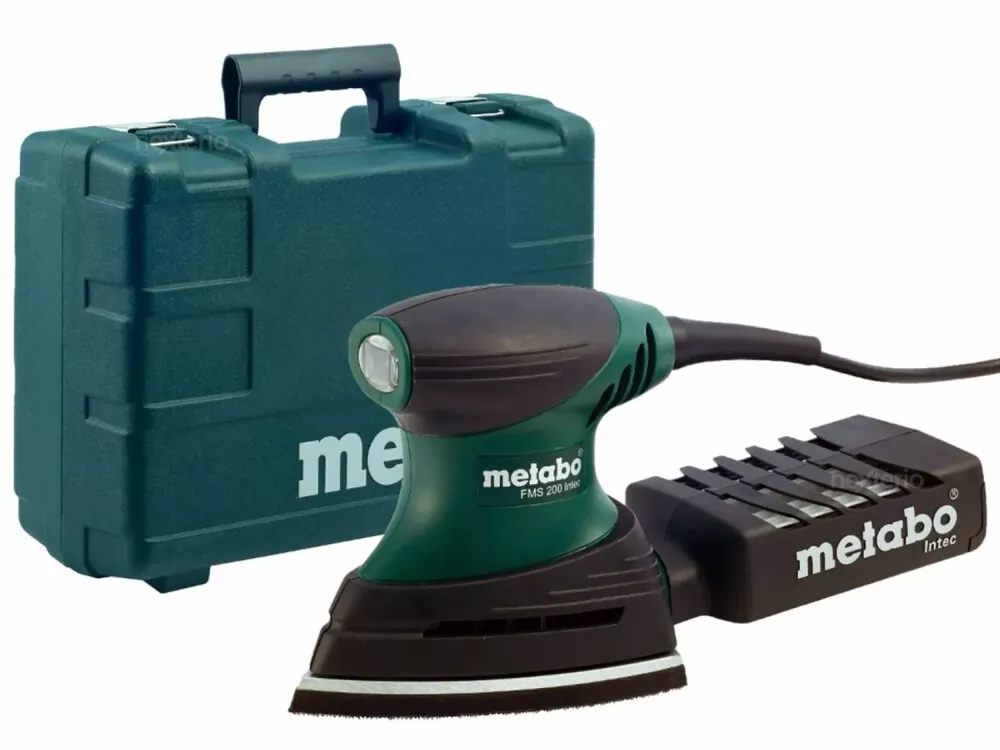 Actieprijs Metabo FMS 200 Intec handpalm schuurmachine in koffer - 200W - 150x100mm
