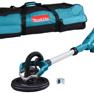 Superprijs Makita DSL801ZU 18V Li-Ion accu Langnek schuurmachine body met tas en AWS zender - 225mm