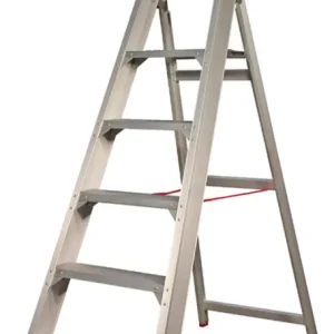 Little Jumbo 4741000105 SuperPRO Trap - Enkel - Aluminium - 5 treden - max. werkhoogte 1.20 m. Koop Vandaag
