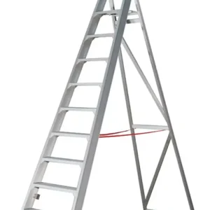 Little Jumbo 4741000110 SuperPRO Trap - Enkel - Aluminium - 10 treden - max. werkhoogte 2.45 m. Populair