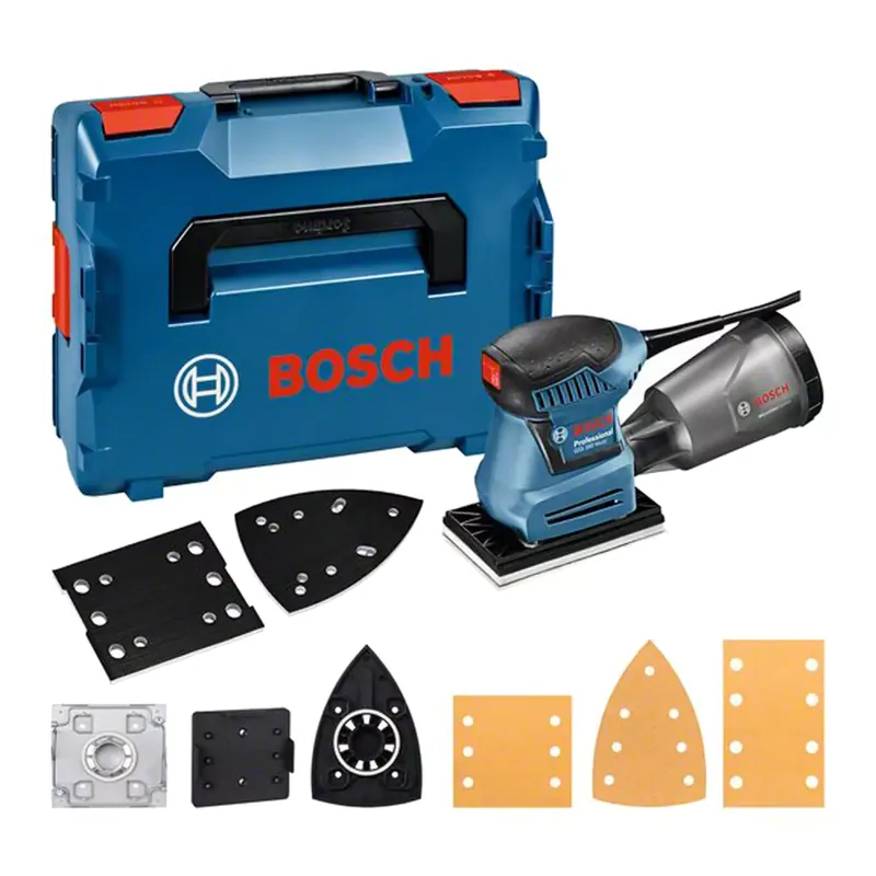 Bosch GSS 160-1 A 3-in-1 Vlakschuurmachine in L-Boxx - 180W Gratis Retour