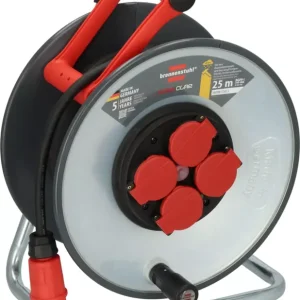 Brennenstuhl Professional SC 2200 SteelCore Kabelhaspel H07RN-F 3G2,5 - IP44 - 25m - Zwart Aanbieding